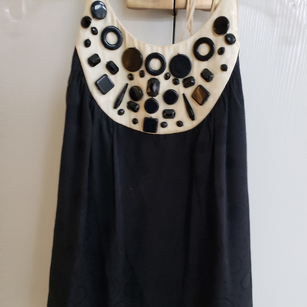 Milly Black Halter Top